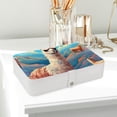 thumbnail image 6 of Alpaca Portable PU Leather Jewelry Organizer with Removable Compartment, Necklace Holder, Bracelet Holder, and Jewelry Boxes, 6 of 6