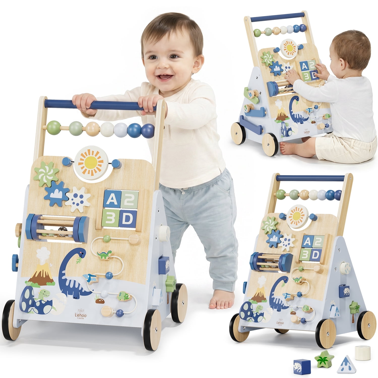 Fisher-Price Brilliant Basics Stroll-Along Walker, M9523 - Walmart.com