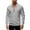 Light Gray, variant on Men Full Zip Casual Knit Jacket with Stand Collar Long Sleeve Lightweight Outerwear for Everyday Comfort White M