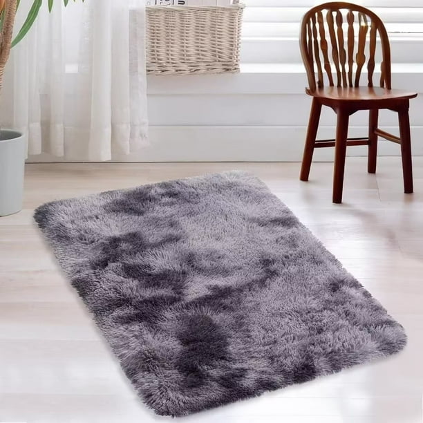 HOMERRY Plush Polyester Shag Area Rug 2'x3' Fluffy Rug Plush Decorative