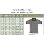 GBH Boys School Uniform Short Sleeve Pique Polo Shirt (Little Boys & Big Boys)