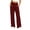 Wine, variant on CHGBMOK Plus Size Women’s Wide Leg Yoga Long Pants High Waisted Sweat Pant with Pockets Fall Casual Soft Trouser