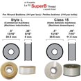 thumbnail image 2 of S/ Polyester Pre-Wound Bobbins Thread Class A Superb wt. Sewing Thread \u Bobbins Sewing Machines DIY Embroidery Polyester Thread, 2 of 9