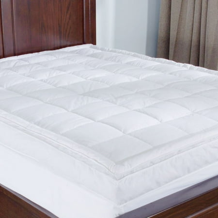 Puredown Premium Goose Down Mattress Pad Bed Topper, 75% Feather/25% Down
