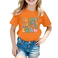 thumbnail image 1 of Xuewenshw T-Shirt Mode Enfant Décontracté Imprimé Col Rond Manches Courtes Ample, 1 of 4