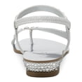 thumbnail image 3 of Thalia Sodi Womens Izabel Open Toe Slip On Wedge Sandals, 3 of 3