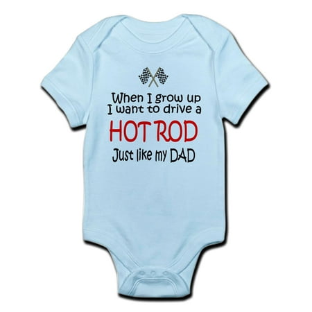 CafePress - WIGU Hot Rod Dad Infant Bodysuit - Baby Light
