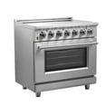 thumbnail image 2 of Forno Massimo 36-Inch Freestanding Chef Door Electric Range, True Convection Oven, 2 of 5