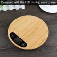 thumbnail image 1 of Unit G/Lb Oz /Ml /Fl.Oz Odorless And Healthy Bamboo Weighing Scale, Led Display Kitchen Weighing Scale, For Kitchen Cooking Food, 1 of 8