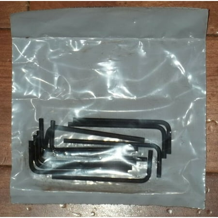 Hex Key-Allen Wrench 3mm Black Oxide Short Arm Pack Of 10 Eklind Brand