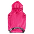 thumbnail image 3 of Justice Pet Wastebag Dispensing Pocket Fleece Heart Dog Hoodie, Pink, XL, 3 of 6