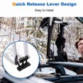 thumbnail image 3 of 2X Bicycle Rack Car Roof-Top Mount Racks Road Bike Carrier Front Fork Quick Release Fixed Clip Parking Rack Bracket, 3 of 8