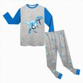 thumbnail image 6 of 5-6T Toddler Baby Boy Clothes Fall Winter Outfit Contrast Color Long Sleeve Cute Print Sweatshirt Top Pants Set Infant Boys Fall Winter Set for 3 6 9 12 24 Months 2t,Sky Blue, 6 of 9