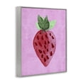 thumbnail image 3 of Stupell Industries Bright Speckled Strawberry Gray Framed Giclee Art, design by Camila Juncos, 30 x 24, 3 of 8