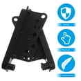 thumbnail image 4 of HINTRMENT 2Pcs Double Din Dash Kit Black Stereo Side Trim Brackets for Easy Car Installation, 4 of 4