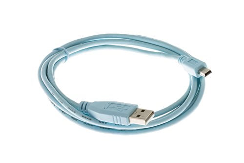 Cisco CAB-CONSOLE-USB= Console Cable 6 ft with USB Ty (CAB-CONSOLE-USB=) by Cisco