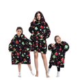 thumbnail image 1 of Wearable Blanket Hoodie for Adults Sherpa All Patterns Oversized Sweatshirt Blanket with Pockets, 1 of 6