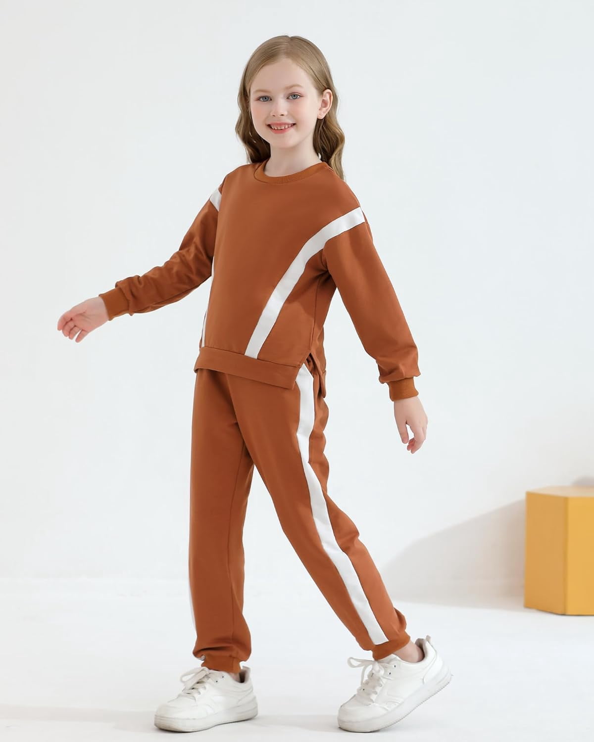 SANMIO Toddler Girl Clothes 2 Piece Outfits Fashion Sweatshirts+Sweatpants Long Sleeve Tracksuit Clothing Set Size 3-8Y