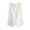 White, variant on Xioeram Women Formal Vest V Neck Single-breasted Sleeveless Cardigan Solid Color Loose OL Commute Office Wear Waistcoat Lady Coat