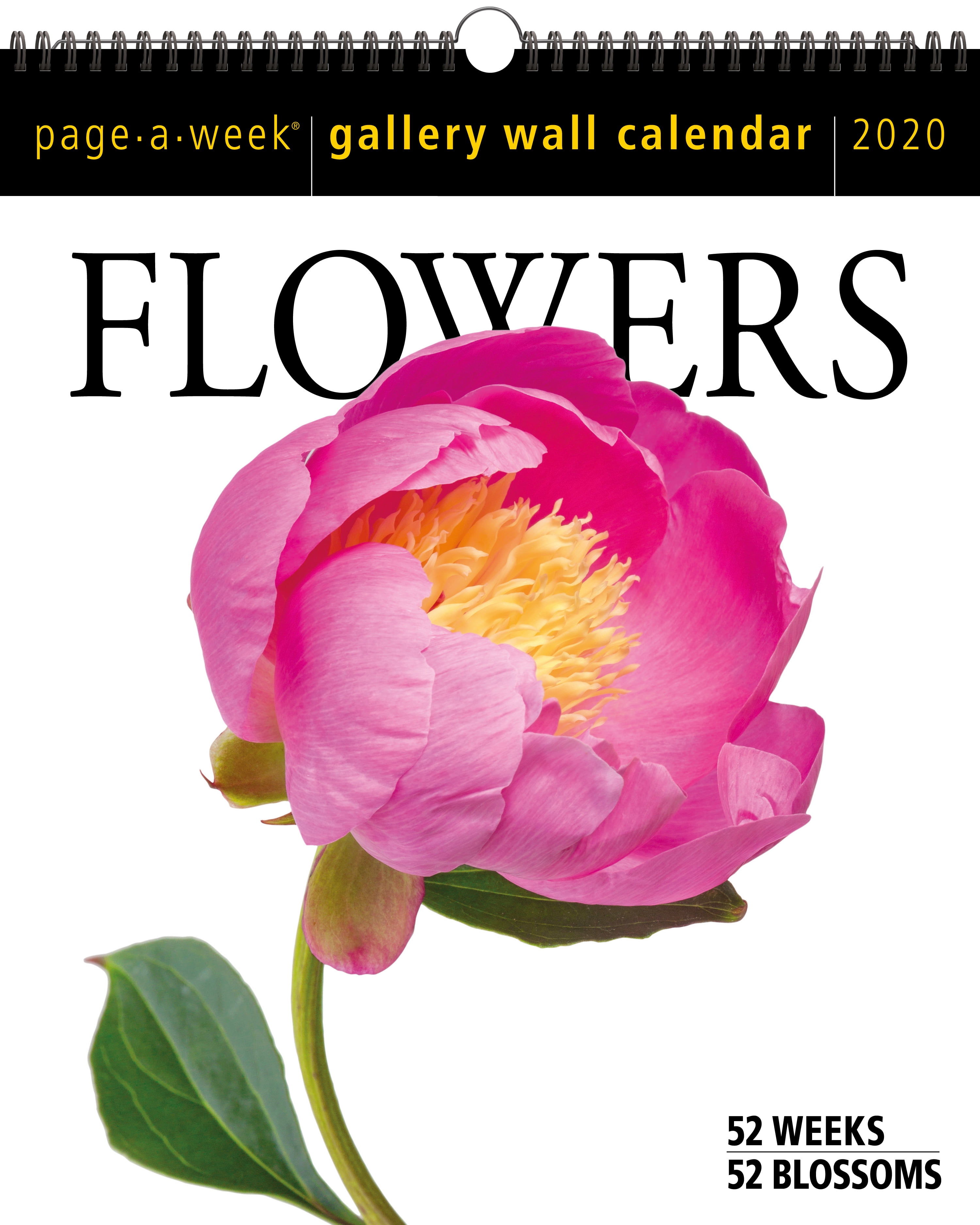 Flowers Page A Week Gallery Wall Calendar 2020 Calendar Walmart Com