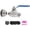 long blue handle, variant on Brass Water Container Rain Barrel Faucets Lead-Free Compliant Spigot 1/2" Inlet to 3/4"GHT Male Thread Outlet with Quarter Turn Ball Valve Include Bulkhead Fitting and Washers