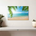 thumbnail image 2 of Elephant Stock Coconut Palms And Beach Wall Art - Horizontal Canvas Wall Art - Living Room Wall Decor - Beach Canvas - Blue And Green Decor - 12" x 8", 2 of 8
