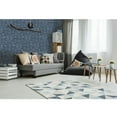 thumbnail image 2 of Crown Sherwood Dark Blue Woodland Unpasted Paper Wallpaper, 20.5-in by 33-ft, 56.4 sq. ft., 2 of 3
