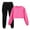 Hot Pink, variant on Girls Sets Long Sleeve Solid Crewneck Hot Pink Pullover Loose Sweatshirt Sweatpants 2 Pcs Fall Winter Clothes Boys Outfits Size 13-14 Years Boys Girls Fashion