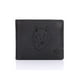 thumbnail image 1 of Cartera Karla Hanson de piel con bloqueo RFID, diseño de lobo negro, para hombre, 1 of 4