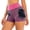 Rose Red Tie Dye, variant on Women's Yoga Shorts Butt Lift Shorts Tie Dye Running Yoga Shorts Quick-Dry Activewear Workout Exercise Athletic Jogging Shorts, S-2XL