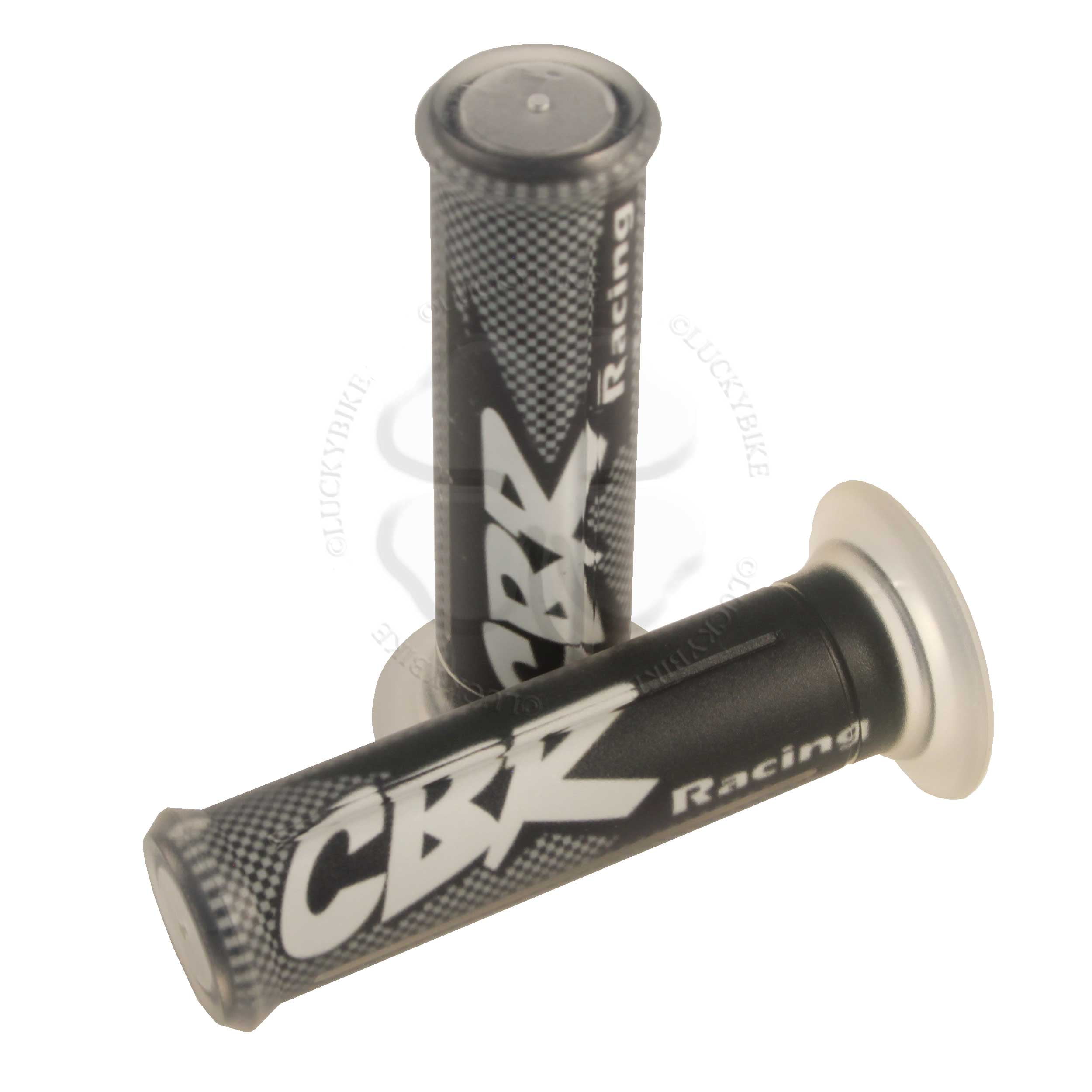 Set CBR Logo Hand Grips Honda 600RR 900RR 1000RR 250R 300R 7/8" 22mm Handlebars
