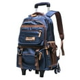 thumbnail image 1 of Sac à Dos Roulant pour Étudiant Bagage Détachable Sac à Dos à Roulettes Sac à Dos d'École, 1 of 10