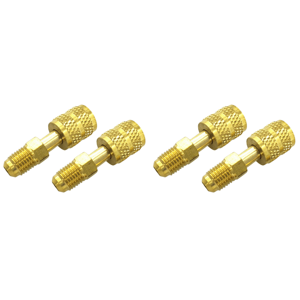 Adaptador de CA para refrigerante 5/16 SAE acoplador rápido para sistema de válvula R410 R32 R22 2 uds.