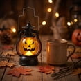 thumbnail image 2 of Cheapark Cute Halloween Decorative Night Light Ornaments, Battery Operated Mini Warm Flickering LED Table Lamp, Indoor Holiday Ambient Light For Halloween Party Home Bedroom Desktop Decor Gift, 2 of 7