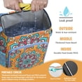 thumbnail image 2 of Mandala Boho Tribal Backpack Cooler, Ethnic Abstract Pattern Waterproof Leakproof Cooler Bag, Insulated Picnic Backpack for Travel, 2 of 4
