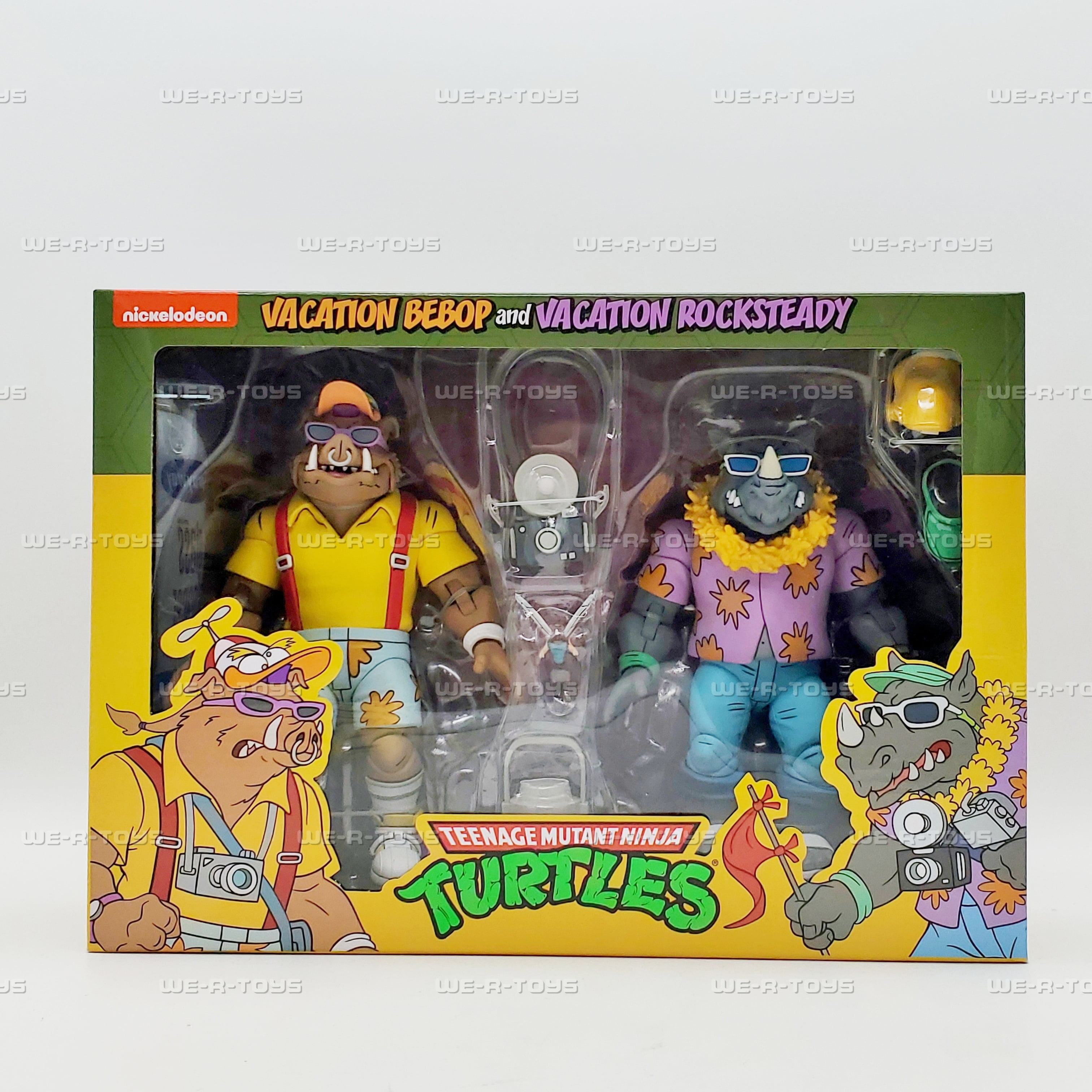 TMNT Vacation Bebop and Vacation Rocksteady Action Figures 2024