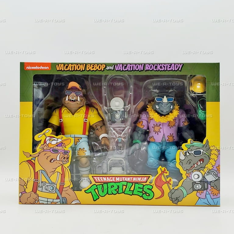 TMNT Vacation Bebop and Vacation Rocksteady Action Figures 2024