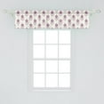 thumbnail image 2 of Ambesonne Hippie Window Valance, Symbolic Mystic and Bohemian Style Dreamcatchers Polka Dots, Curtain Valance for Kitchen Bedroom Decor with Rod Pocket, 54" X 12", Pale Eggplant Pale Grey, 2 of 2