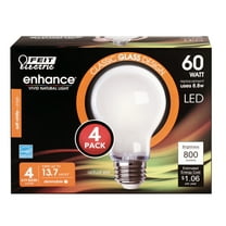 Feit Electric Enhance LED 8.8 Watt (60 W Equivalent) Soft White A19, Med E26 Base, Dimmable (4 Pack)