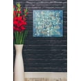 thumbnail image 3 of Epic Graffiti  "Mandala in Blue I" by Danhui Nai, Giclee Canvas Wall Art 20" x 24", 3 of 3