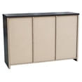 thumbnail image 4 of Beckville Modern Sideboard Buffet with 3 Drawers & Shelves, Chocolate Wood, 4 of 5