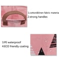 thumbnail image 3 of Folding Canvas Laundry Hamper Basket - 19.7" Round Waterproof Dirty Clothes Basket for Baby Girl Boy Dirty Bedroom Bathroom Washing Clothes & Toy Storage Organizer(Color Triangle), 3 of 7