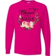 thumbnail image 3 of Inktastic Blessed to Be a Nana with Flowers Long Sleeve T-Shirt, 3 of 5