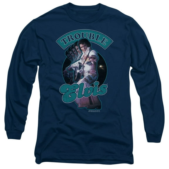 Elvis Presley - Total Trouble - Long Sleeve Shirt - Large