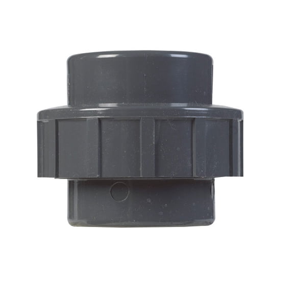 Homewerks Worldwide 512-14-2-2B 2 in. PVC Slip-Joint x Slip-Joint Union Gray