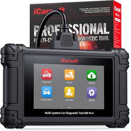 iCarsoft MB V4.0 Automotive Diagnostic Tool with Full System Bidirectional Diagnostic Scan Tool, OBD2 Scanner