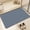 Blue, variant on Bath Mat, Non Slip Super Absorbent Quick Dry, Rubber Backing Washable Shower Rug for Bathroom Floor, Tub and Shower Front, Machine Washable, 16x24 Inches