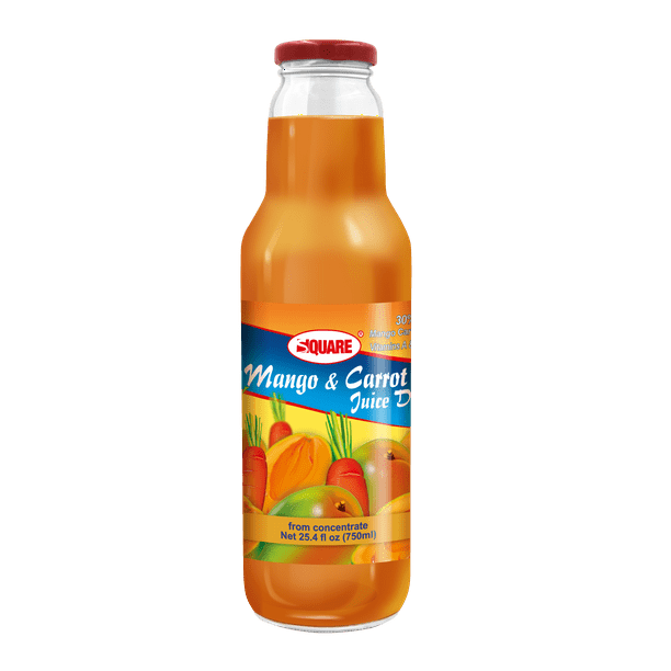 SQUARE Mango & Carrot Juice Drink 750ml