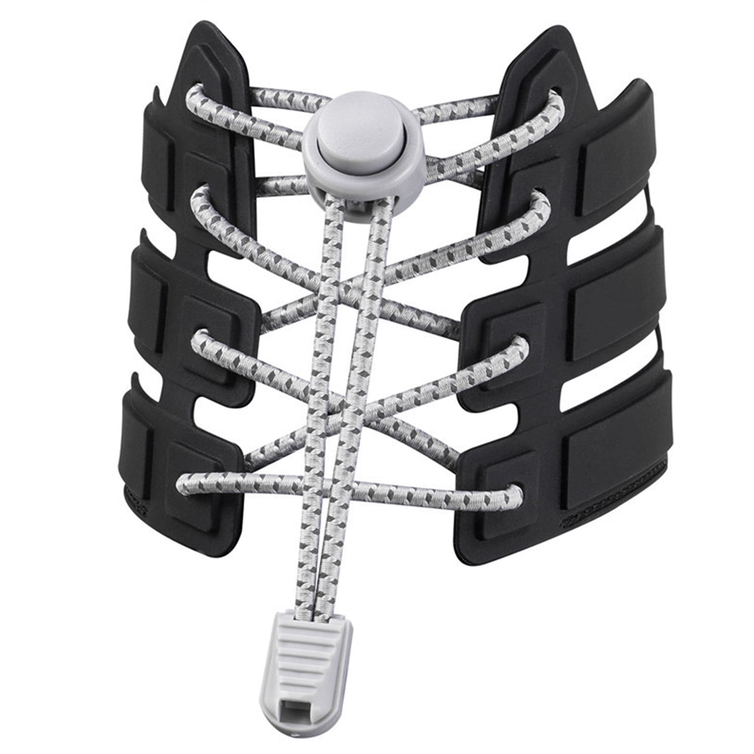 No Tie Shoelaces for Sneakers Adjustable Tieless Rubber Elastic Shoe