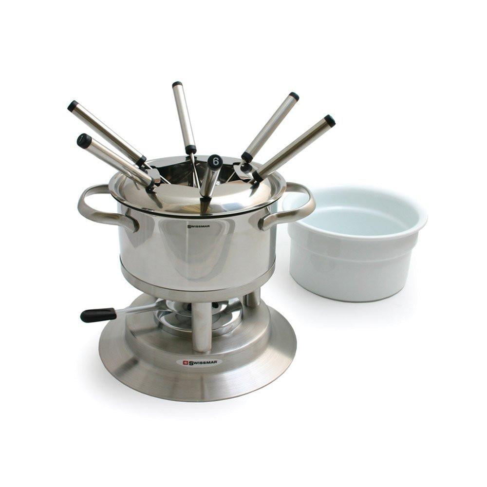 Swissmar Fondue 11 Pcs Arosa Stainless Steel Fondue Set